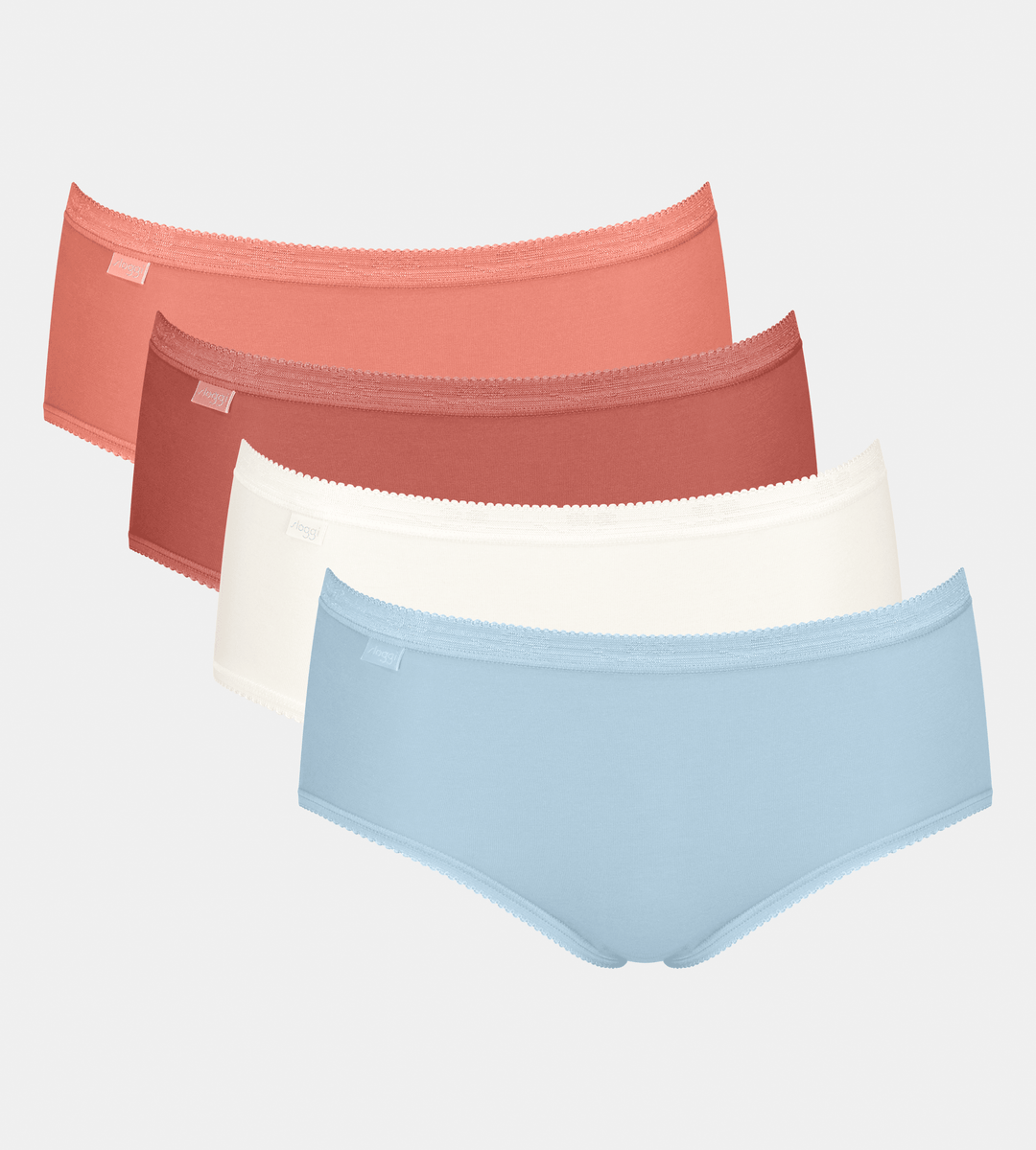 Sloggi - Basic+ Midi 4-pack - Multi-Colour V022 Slip Sloggi