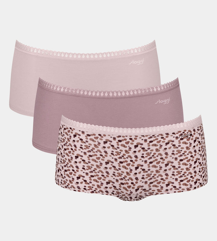 Sloggi - Go Crush Short 3-pack - V001 Multi Colour Boxershort Sloggi