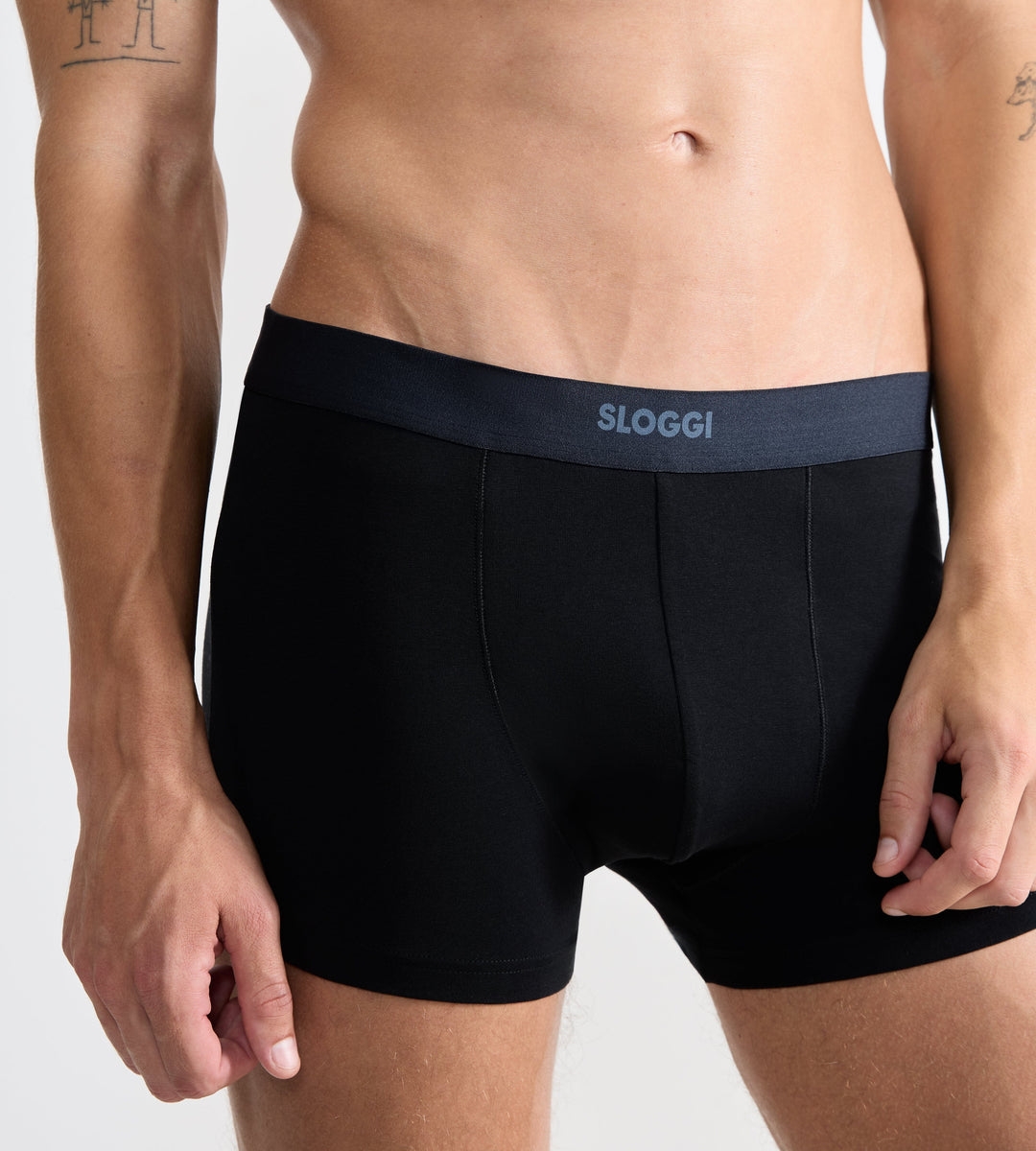 Sloggi - Ever Ease Short 2-pack - Black Boxershort Sloggi