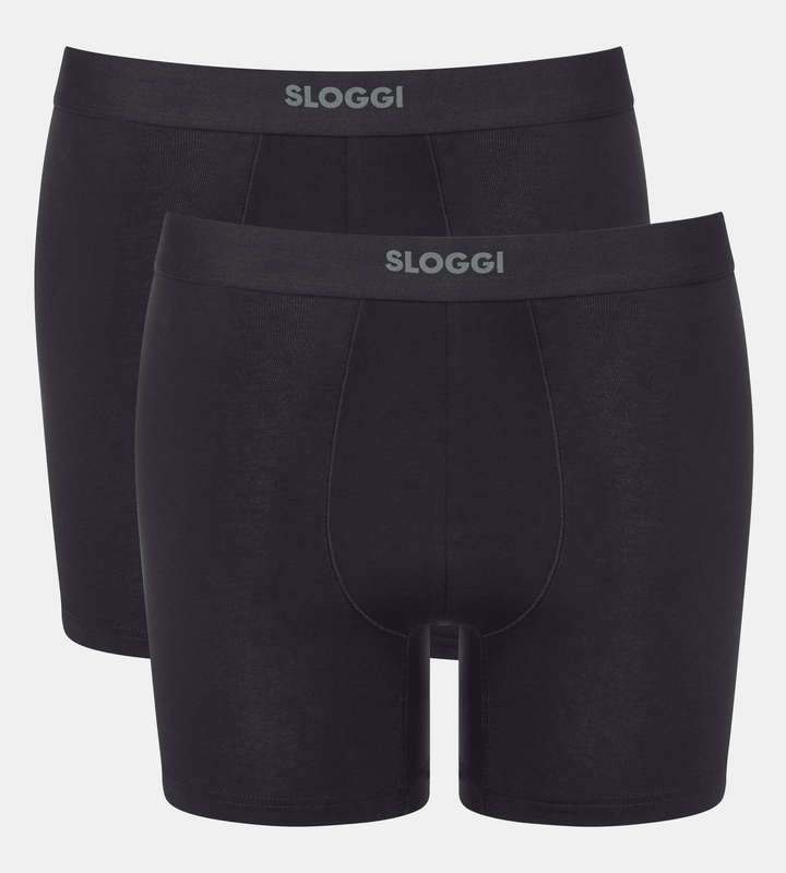 Sloggi - Ever Ease Short 2-pack - Black Boxershort Sloggi