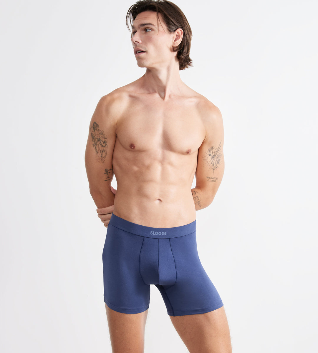 Sloggi - Ever Ease Short 2-pack - Indigo Boxershort Sloggi