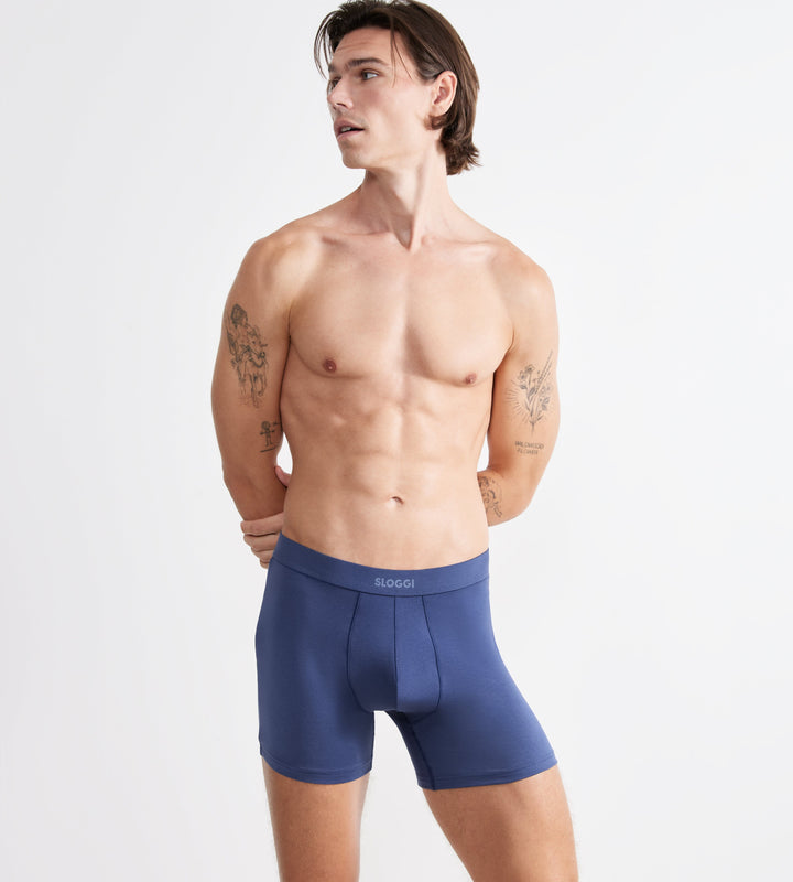 Sloggi - Ever Ease Short 2-pack - Indigo Boxershort Sloggi