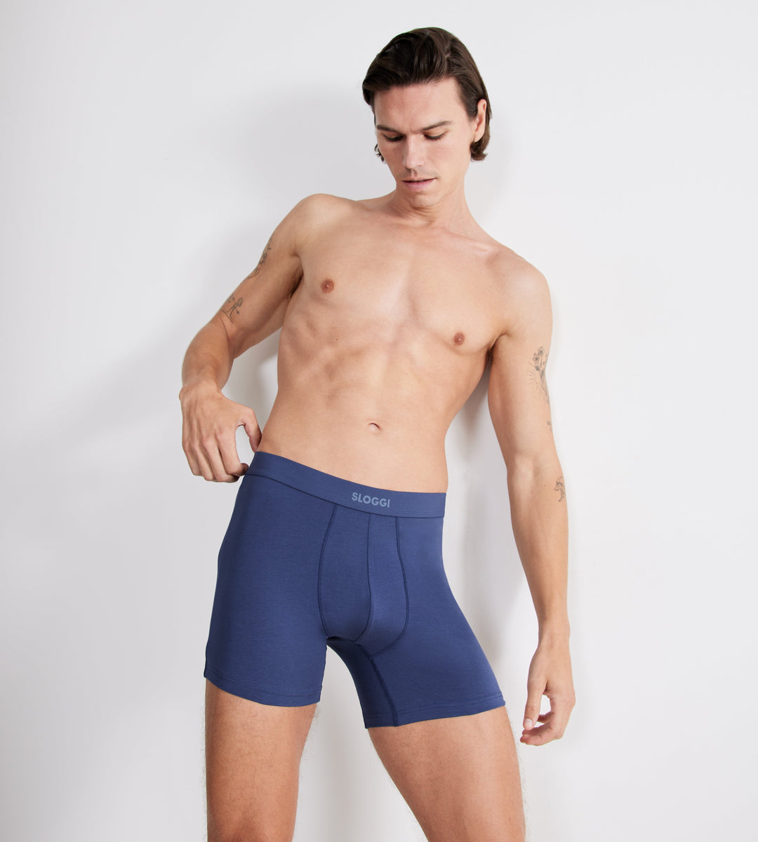 Sloggi - Ever Ease Short 2-pack - Indigo Boxershort Sloggi