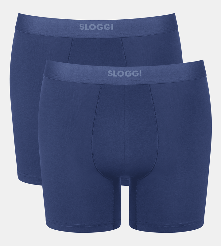 Sloggi - Ever Ease Short 2-pack - Indigo Boxershort Sloggi
