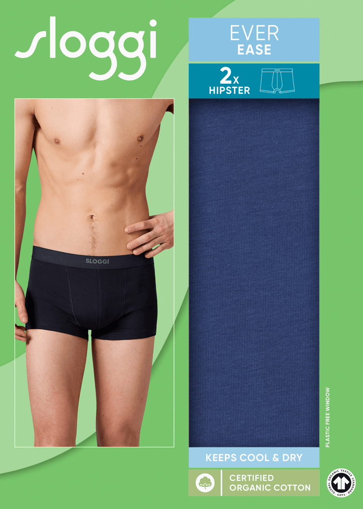 Sloggi - Ever Ease Hipster 2-pack - Indigo Hipster Sloggi