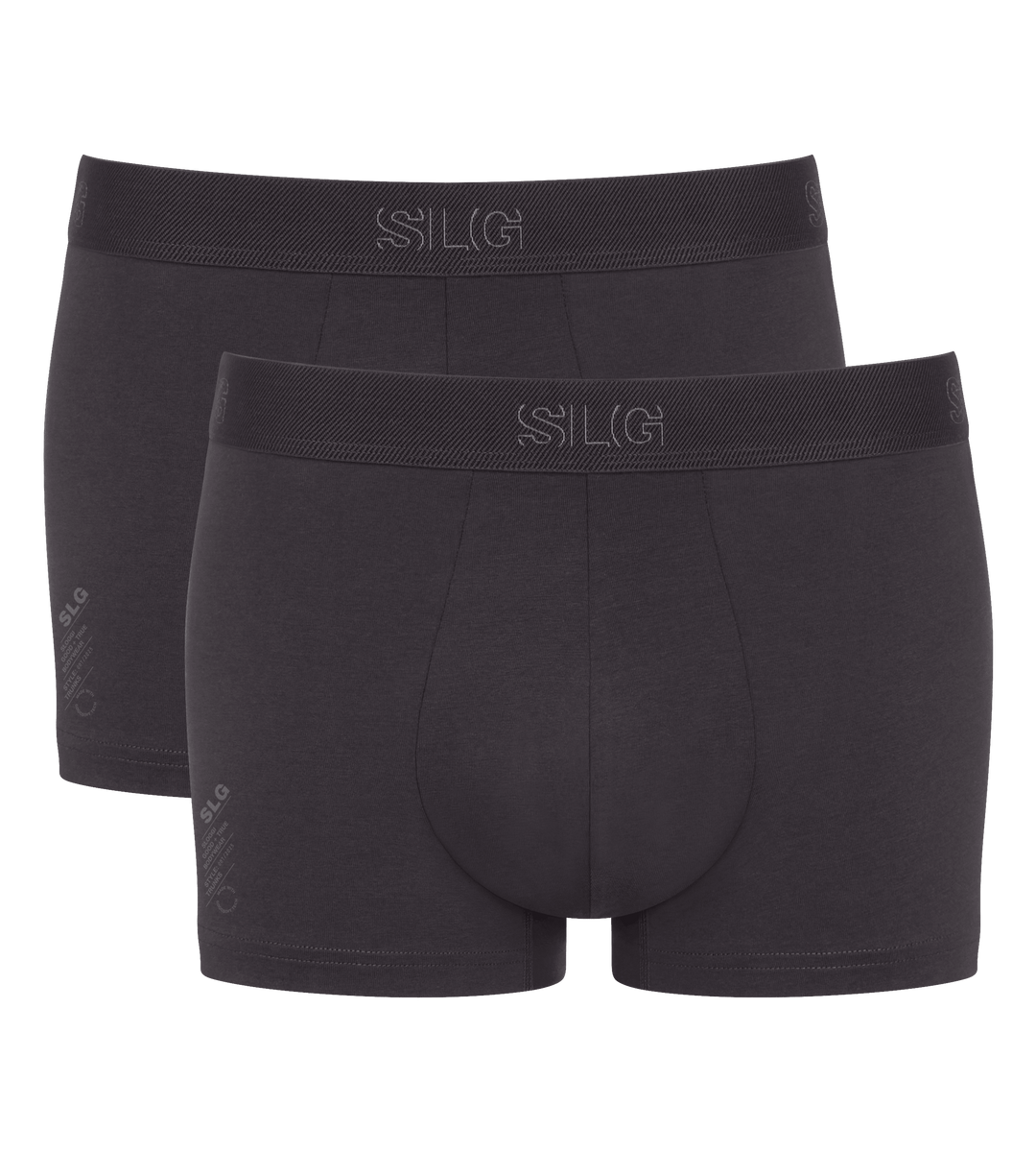 Sloggi - SLG Base Trunk 2-pack - 3828 Charcoal Slip Sloggi