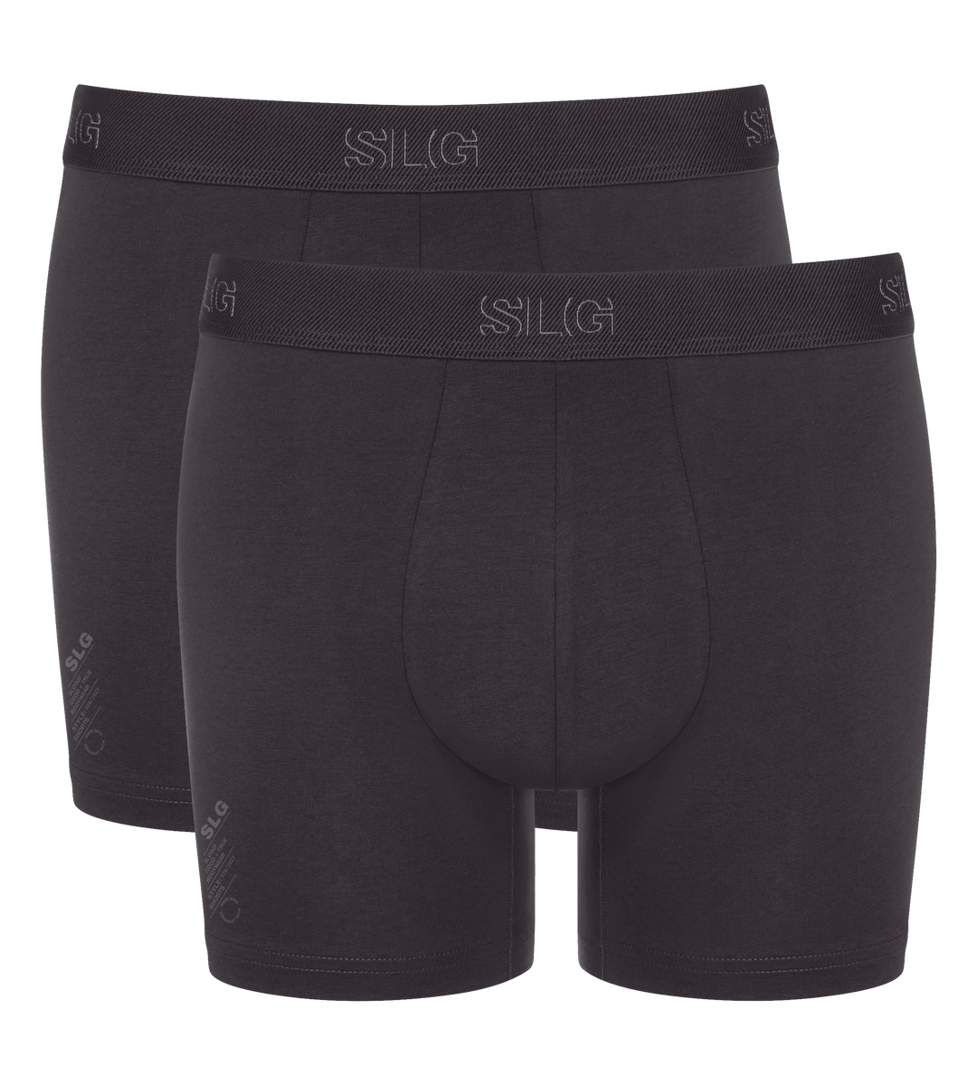 Sloggi - SLG Base Short 2-pack - 3828 Charcoal Boxershort Sloggi