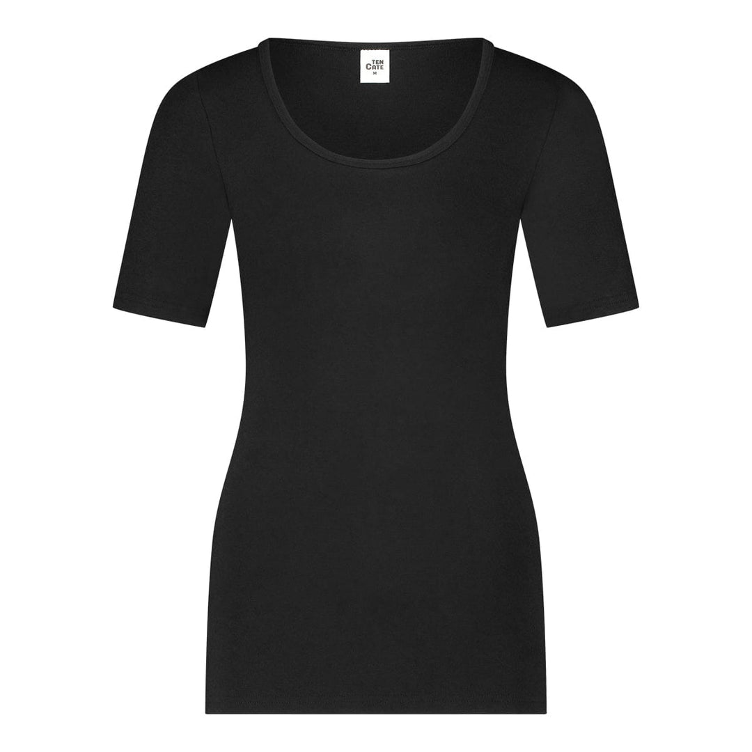 Ten Cate - 60832 - Thermo Viloft T-shirt Round Neck Dames - Black Thermo Ondergoed Ten Cate