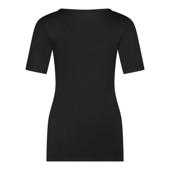 Ten Cate - 60832 - Thermo Viloft T-shirt Round Neck Dames - Black Thermo Ondergoed Ten Cate
