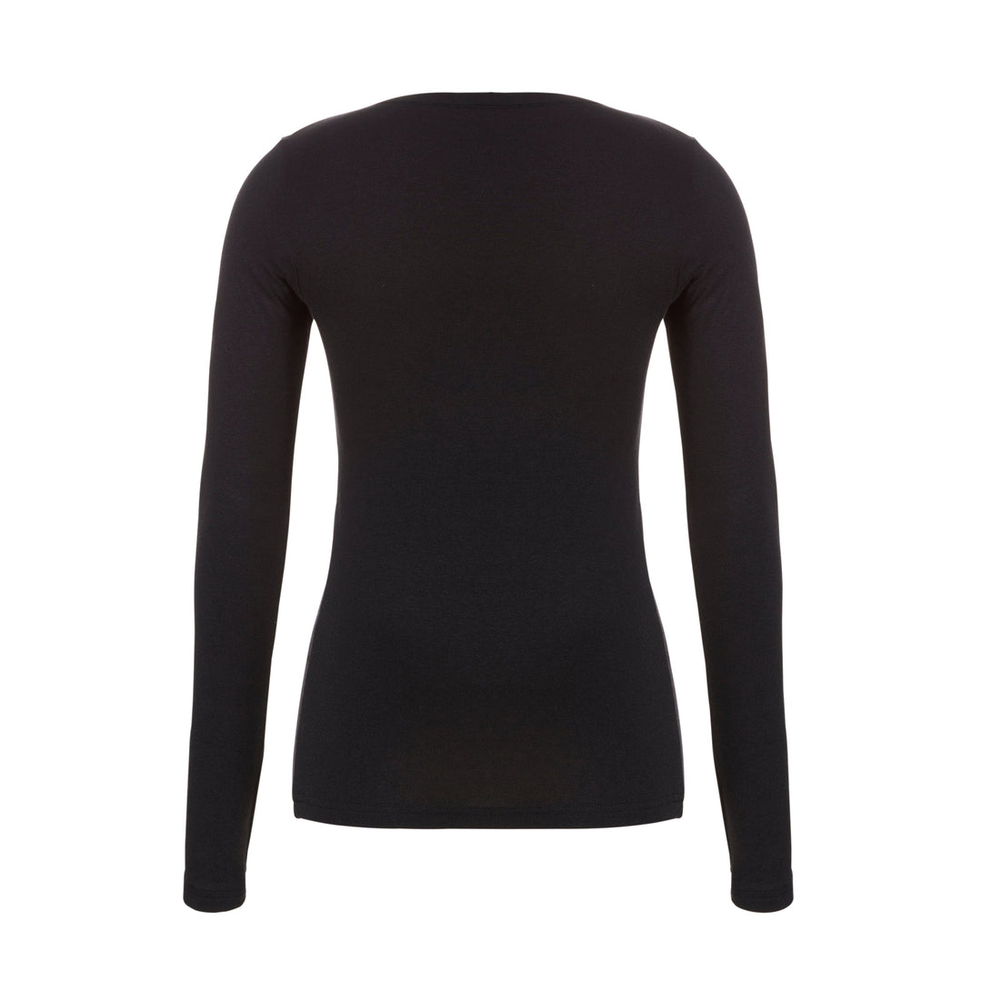 Ten Cate - 60383 - Thermo Viloft Shirt Long Sleeve Dames - Black Thermo Ondergoed Ten Cate