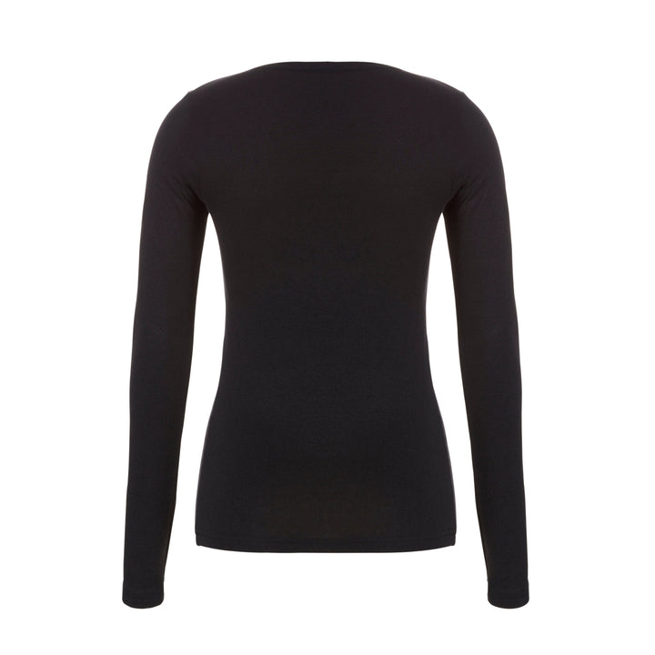 Ten Cate - 60383 - Thermo Viloft Shirt Long Sleeve Dames - Black Thermo Ondergoed Ten Cate
