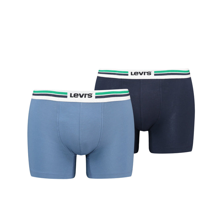 Levi's - Placed Sportswear Logo Boxer 2-pack - 701222843 - 002 Blue Boxershort Levis