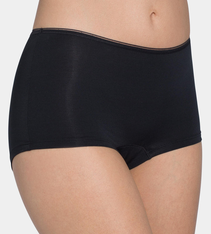 Sloggi - Feel Sensational Short 02 - Zwart Slip Sloggi
