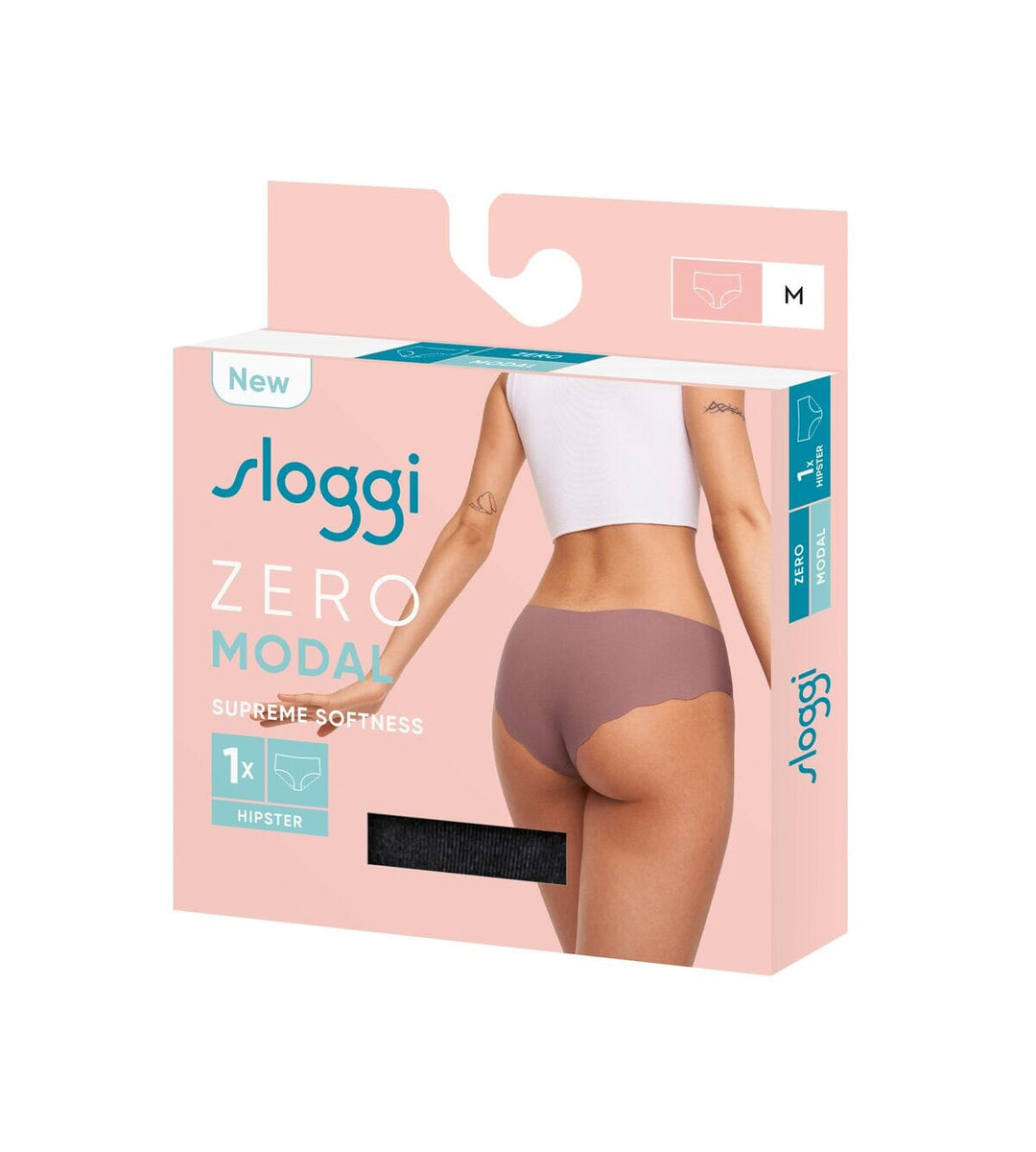 Sloggi - ZERO Modal 2.0 Hipster - Zwart Hipster Sloggi
