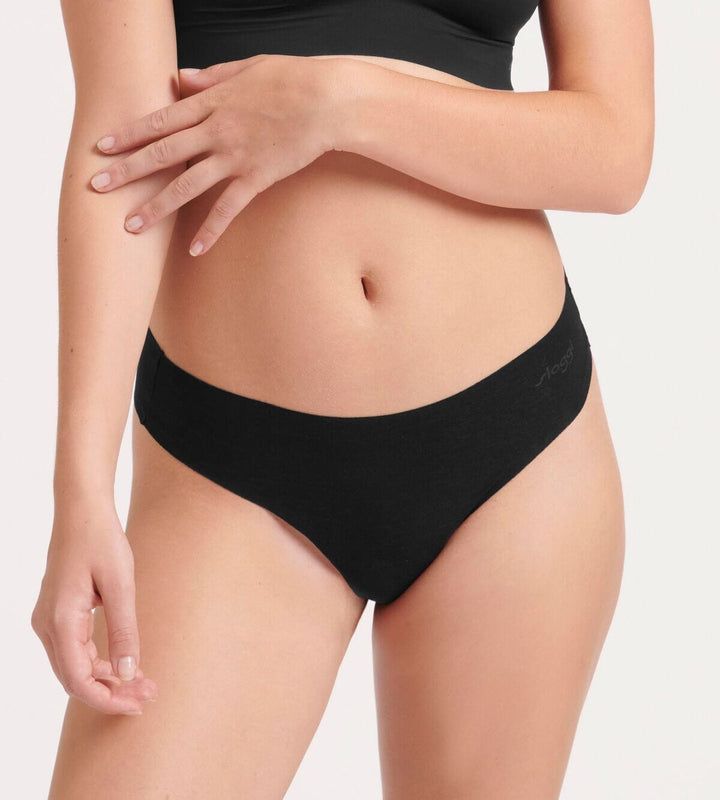 Sloggi - ZERO Modal 2.0 Hipstring - Black String Sloggi