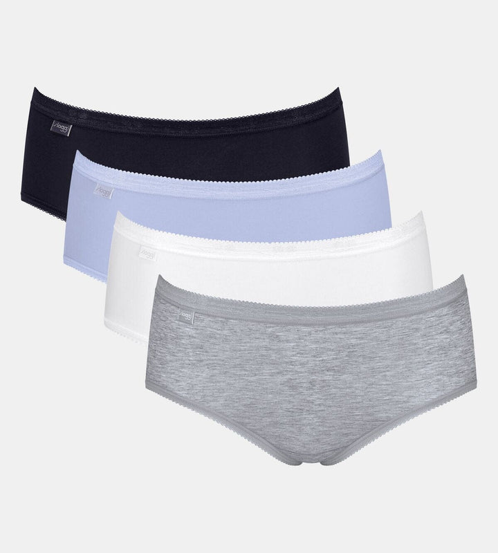 Sloggi - Basic+ Midi 4-pack - Multi-Colour V015 Slip Sloggi