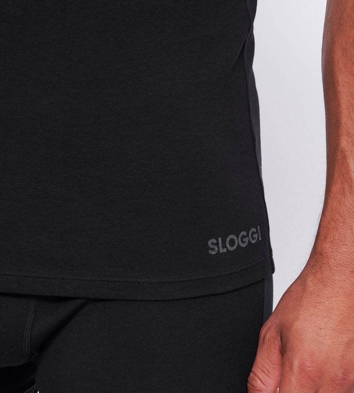 Sloggi - Men GO ABC 2.0 Tank Top 2-pack - Black Hemd Sloggi
