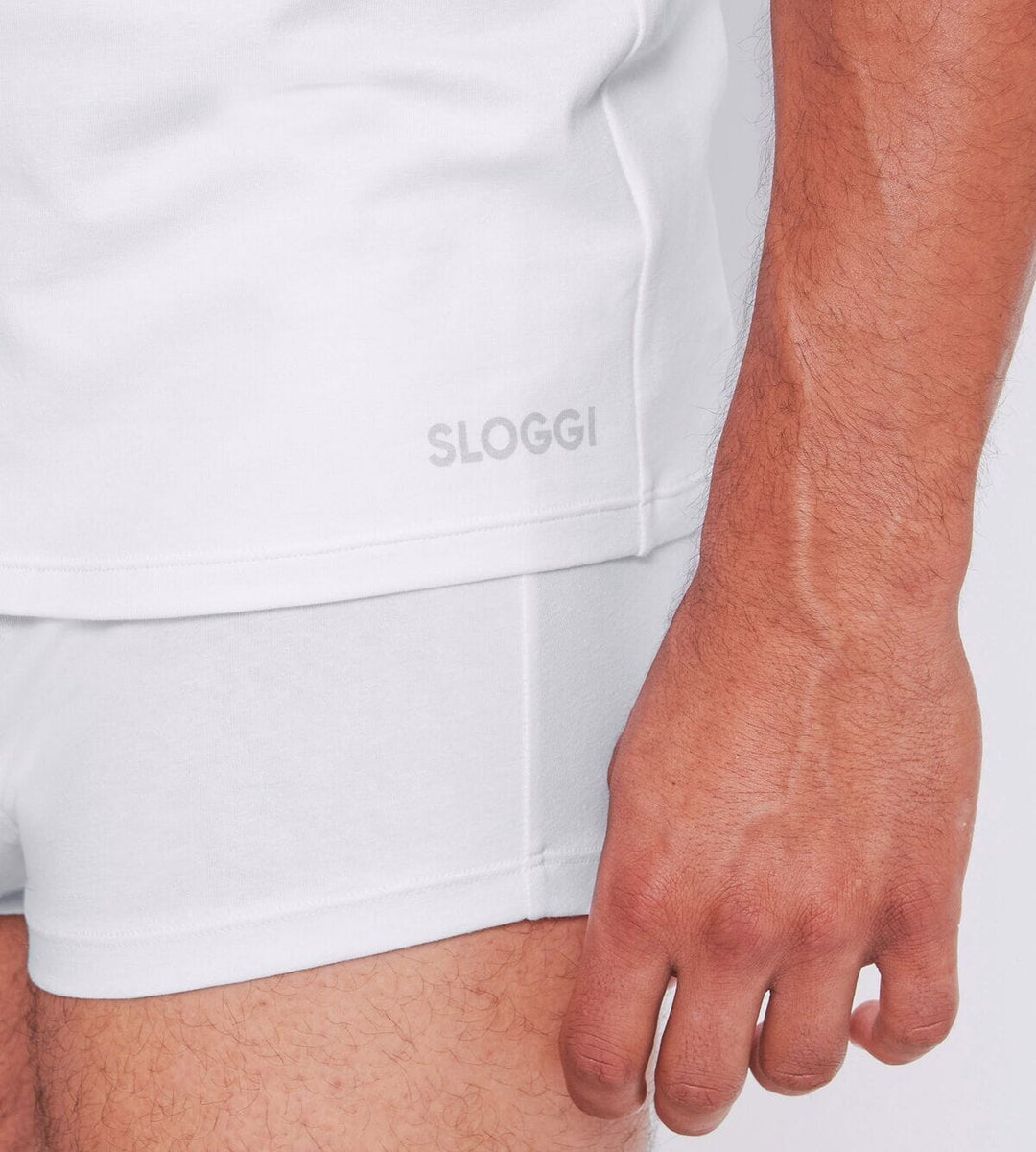 Sloggi - Men GO ABC 2.0 O-Neck 2-pack - White Shirt Sloggi