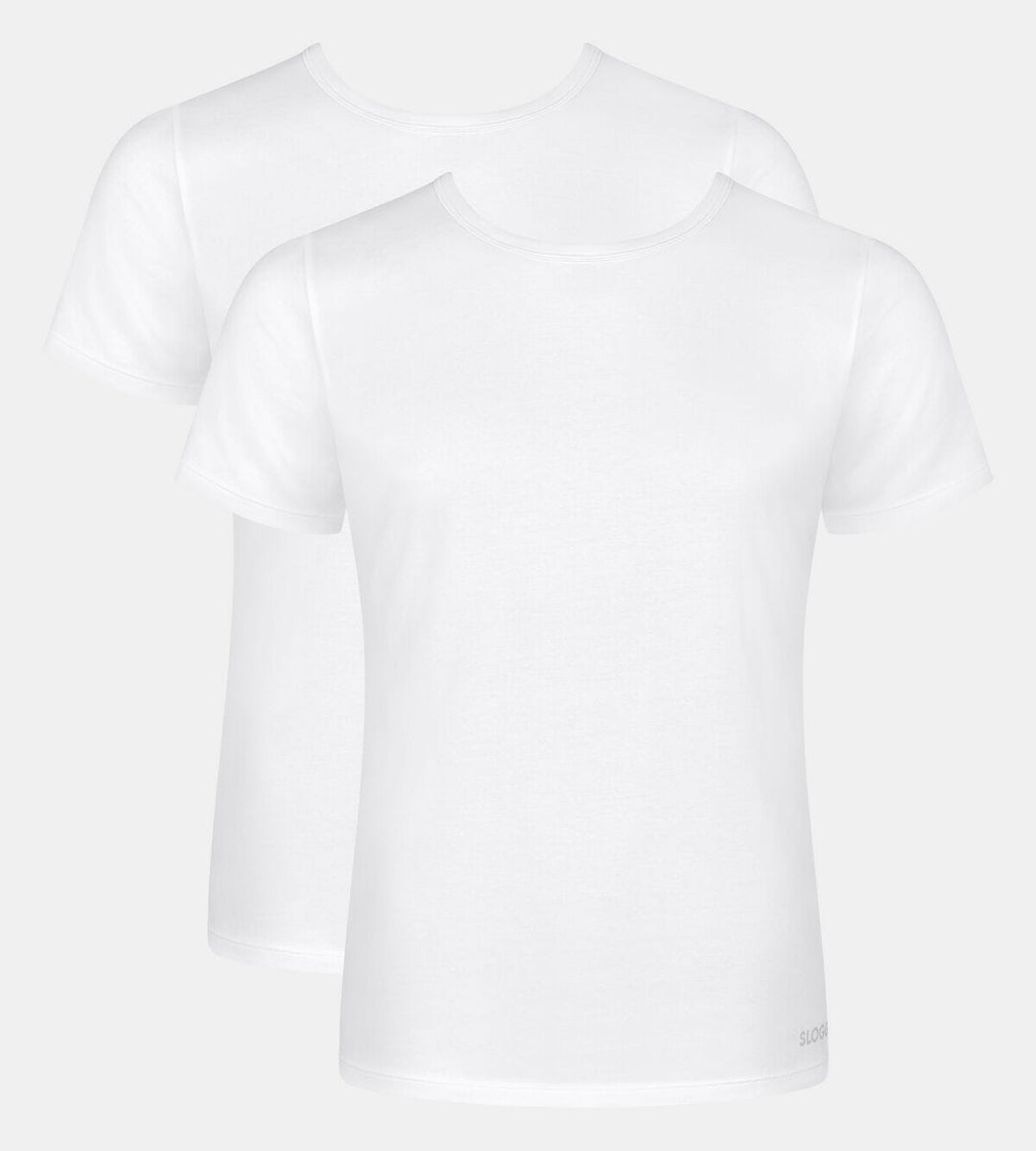 Sloggi - Men GO ABC 2.0 O-Neck 2-pack - White Shirt Sloggi