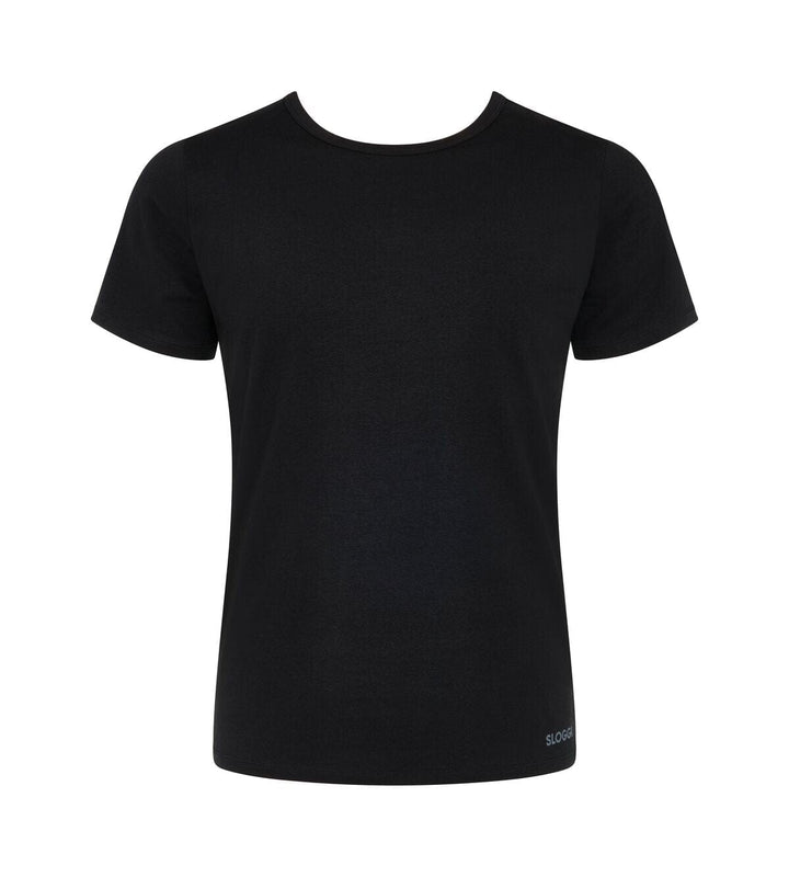 Sloggi - Men GO ABC 2.0 O-Neck 2-pack - Black Shirt Sloggi