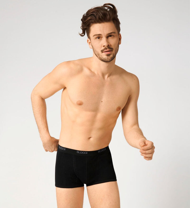 Sloggi - Basic Short 4-pack - Zwart Boxershort Sloggi