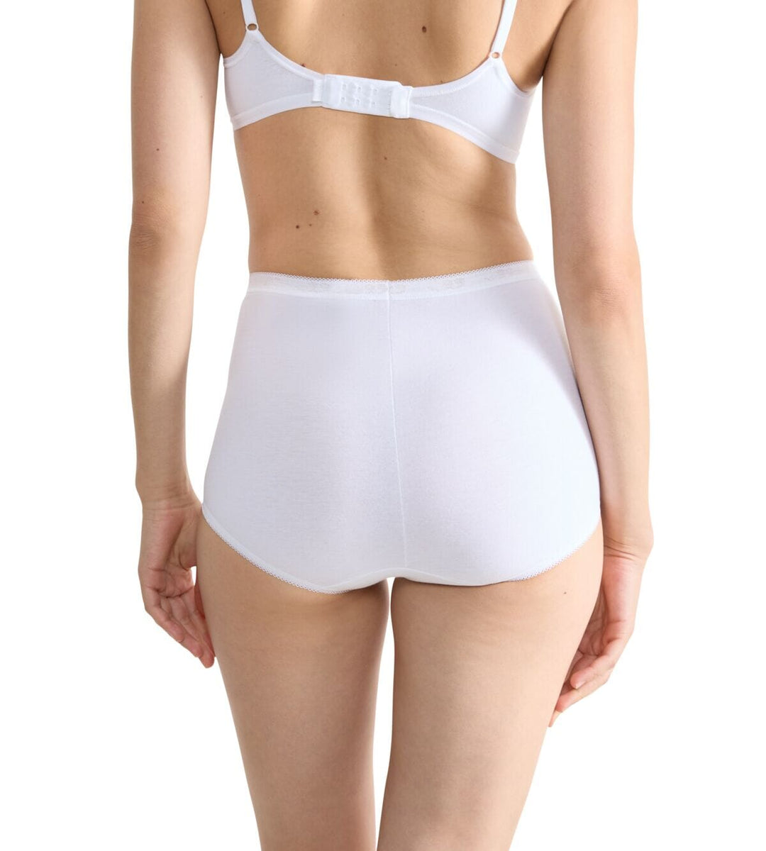 Sloggi - Basic+ Maxi 4-pack - White Slip Sloggi