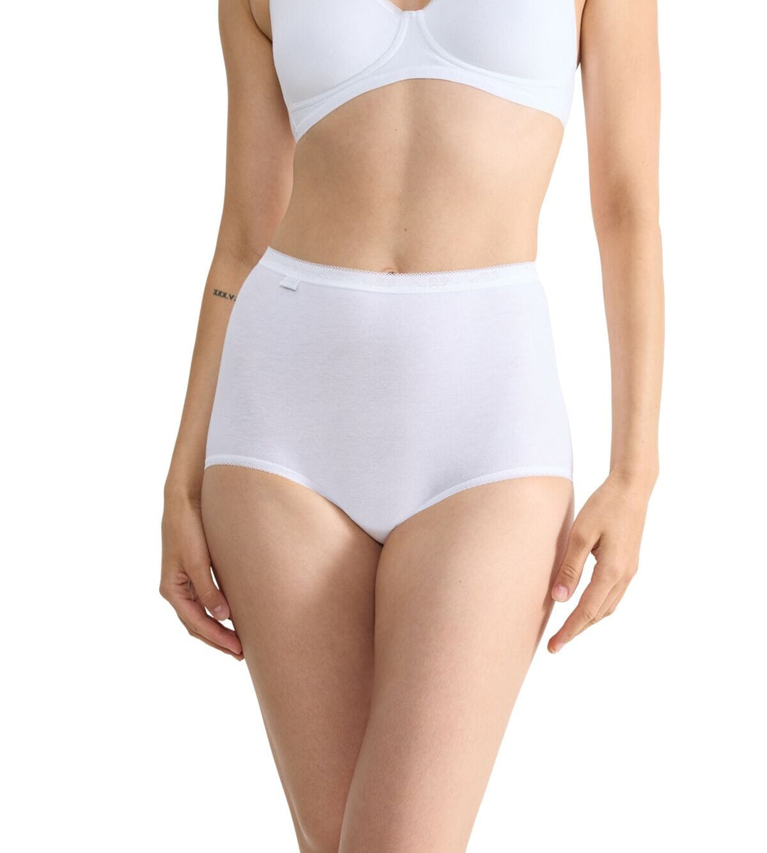 Sloggi - Basic+ Maxi 4-pack - White Slip Sloggi