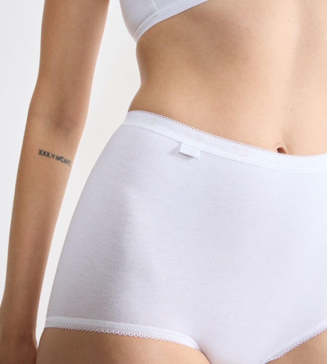 Sloggi - Basic+ Maxi 4-pack - White Slip Sloggi