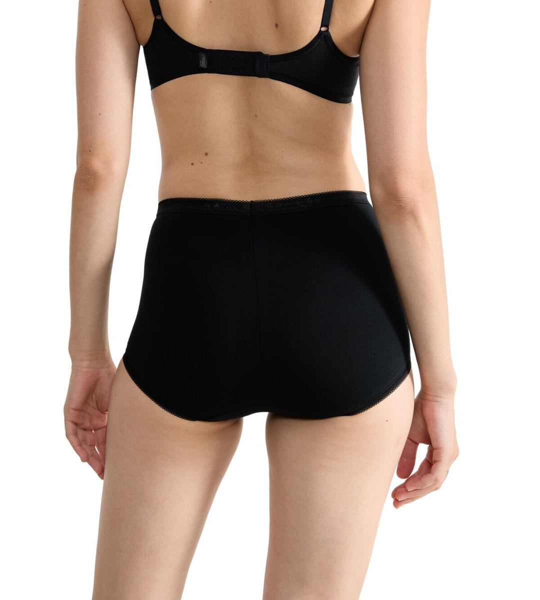 Sloggi - Basic+ Maxi 4-pack - Zwart Slip Sloggi