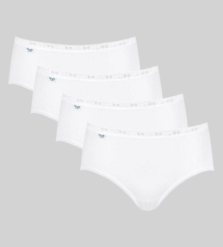 Sloggi - Basic+ Midi 4-pack - White Slip Sloggi