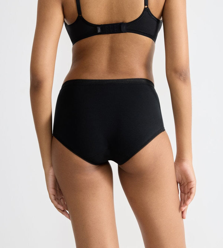 Sloggi - Basic+ Midi 4-pack - Black Slip Sloggi