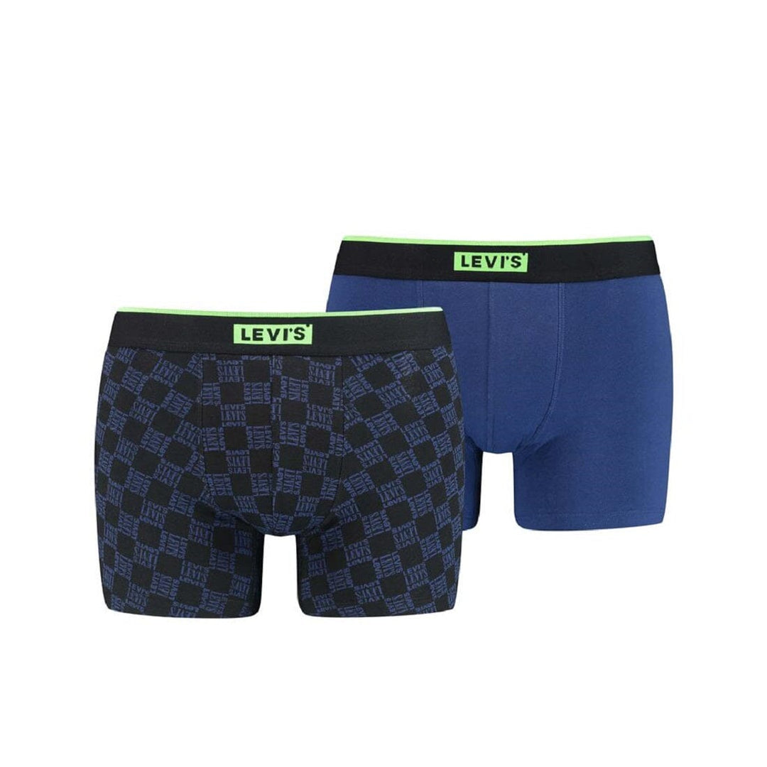 Levi's - Triple Logo Boxer 2-pack - Blue Boxershort Levis