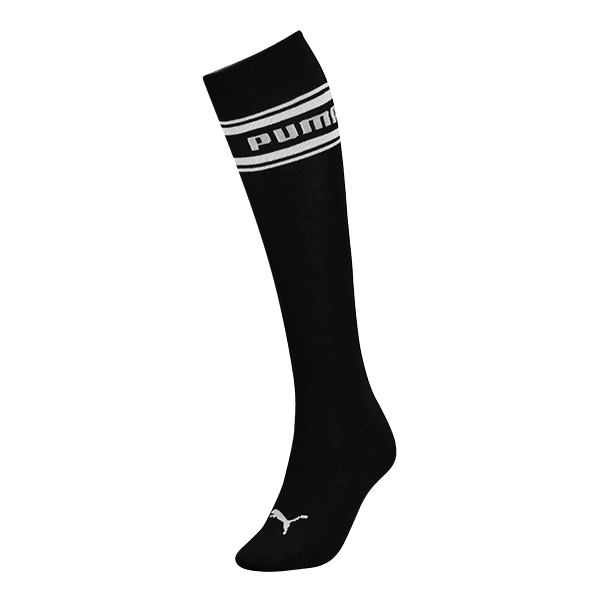 Puma - Kneehigh Women 1-pack - Black/ White Sokken Puma