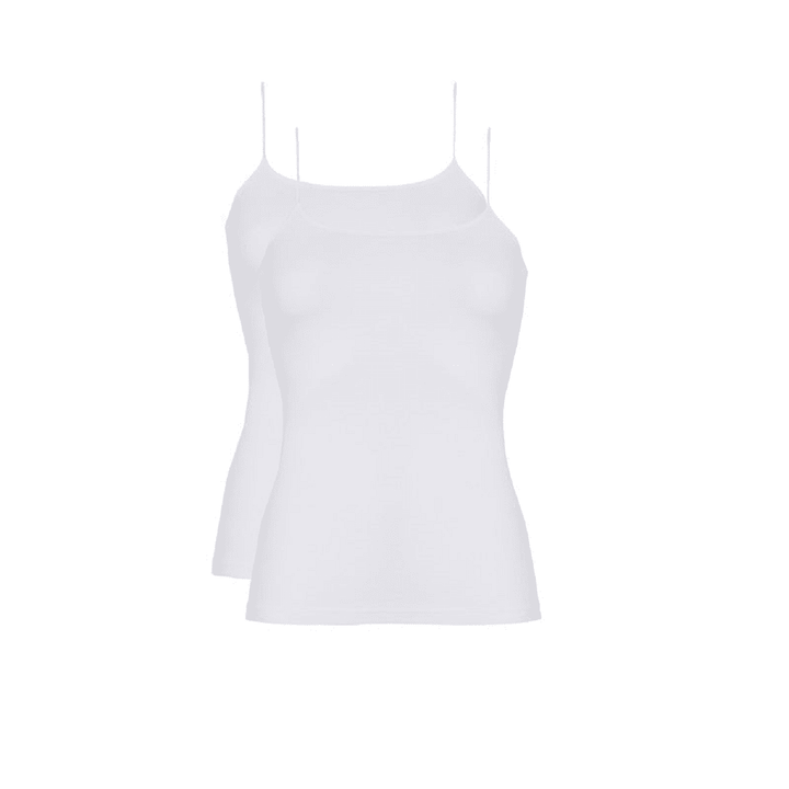 Ten Cate - 30198 - Basic Spaghetti Shirt 2-pack - White Hemd Ten Cate