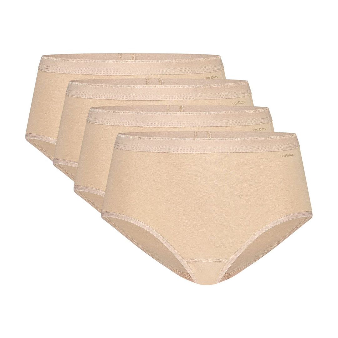 Ten Cate - 32418 - Basic Women Midi 4-pack - Beige Slip Ten Cate