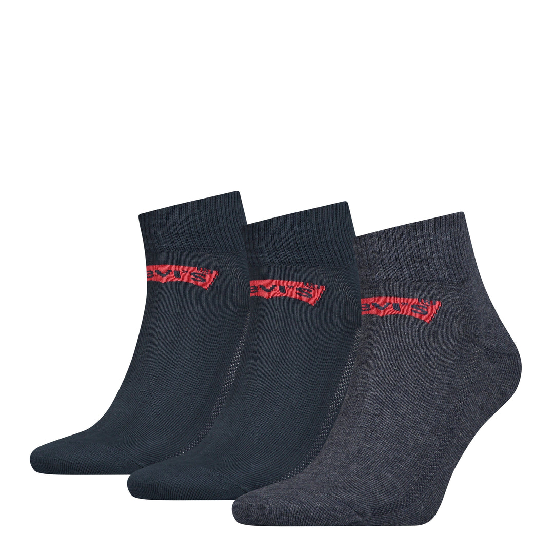Levi's mid cut 2-pack Batwing - Dark Denim Into Underwear Standaard Levis