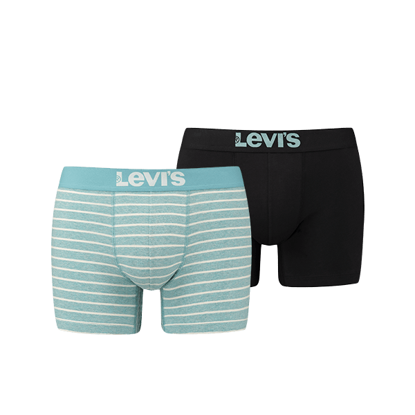 Levi's - Vintage Stripe Boxer 2-pack - Reef Waters Boxershort Levis
