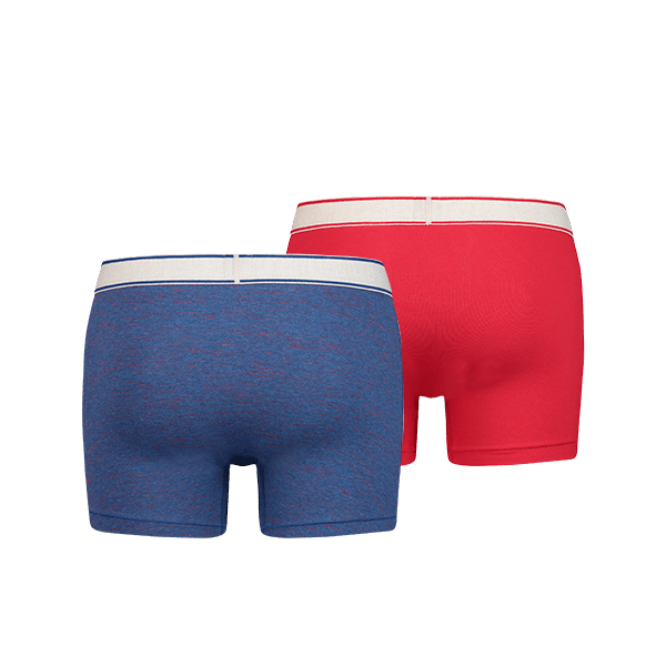 Levi's - 200SF Space Dye Heather Boxer 2-pack - True Blue Boxershort Levis