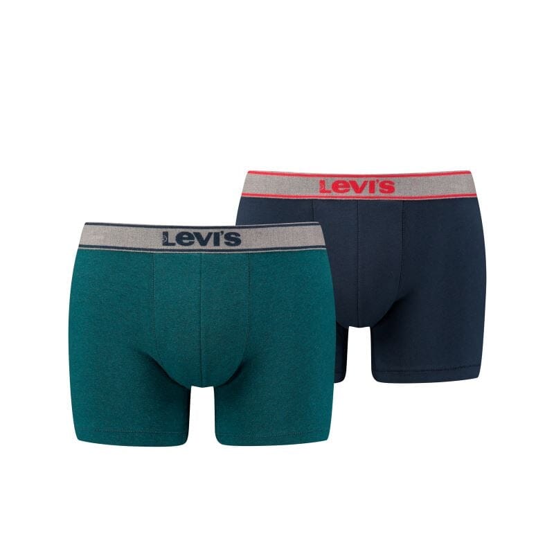 Levi's - 200SF Snow Heather Boxer 2-pack - Green Combo Boxershort Levis