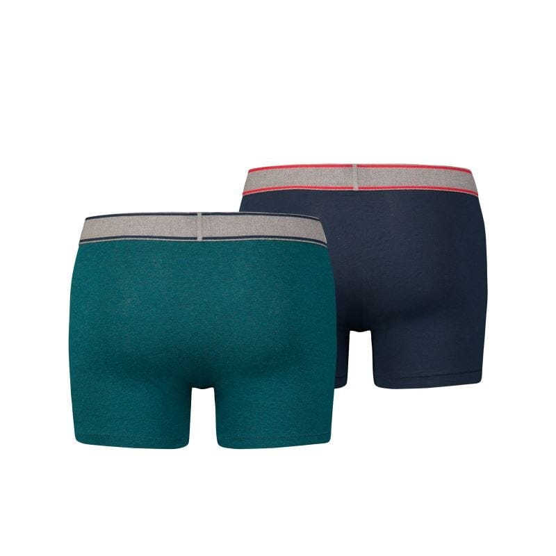 Levi's - 200SF Snow Heather Boxer 2-pack - Green Combo Boxershort Levis