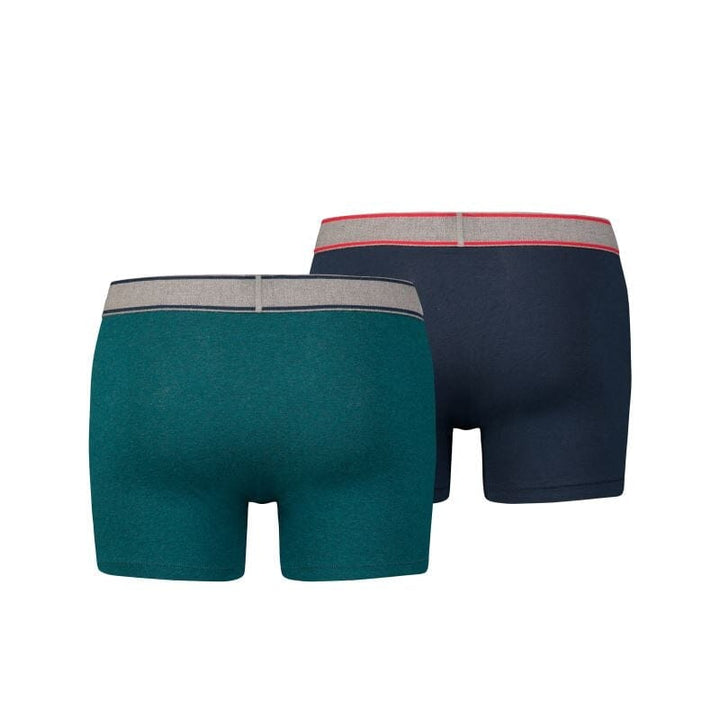 Levi's - 200SF Snow Heather Boxer 2-pack - Green Combo Boxershort Levis