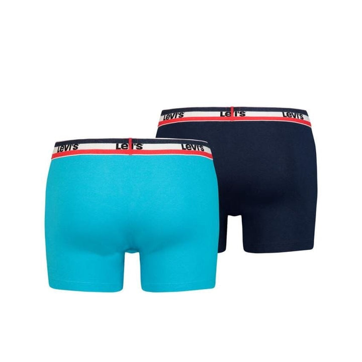 Levi's - 200SF Sportswear Logo Boxer 2-pack - Blue Boxershort Levis