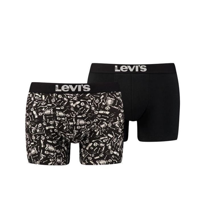 Levi's - Boxer 2-pack - Skull Black/White Boxershort Levis