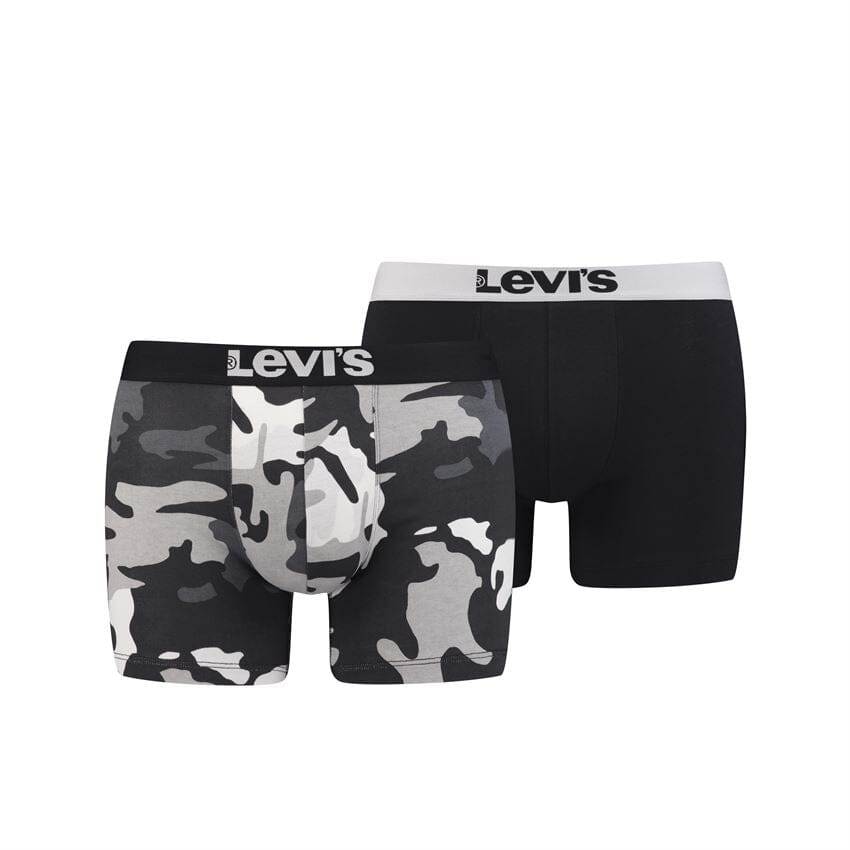 Levi's - Boxer Brief 2-pack - Black/Camo Boxershort Levis