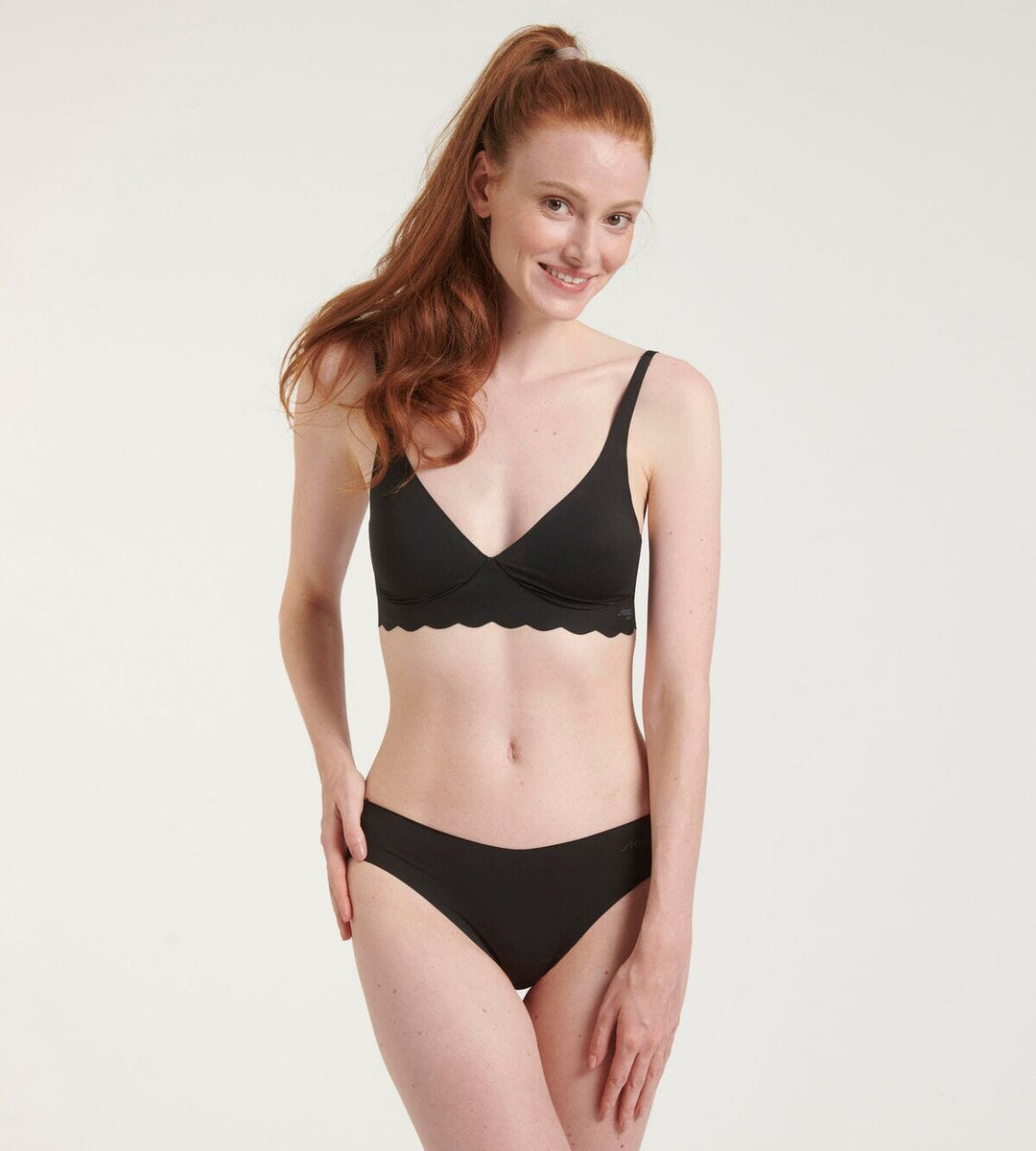 Sloggi - ZERO Microfibre 2.0 Hipstring - Black String Sloggi