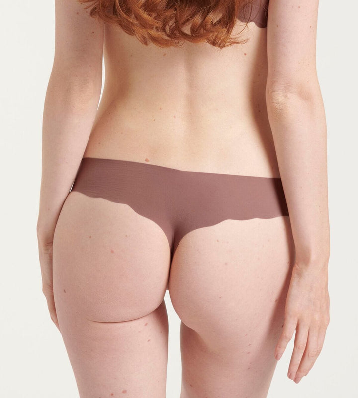 Sloggi - ZERO Microfibre 2.0 Hipstring - Oud roze String Sloggi