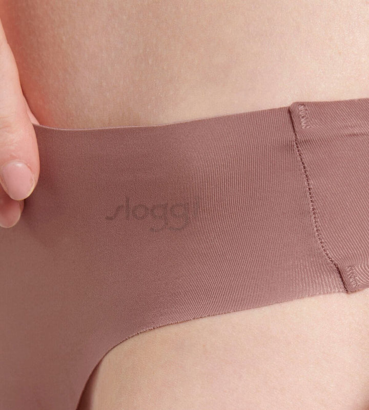 Sloggi - ZERO Microfibre 2.0 Hipstring - Oud roze String Sloggi