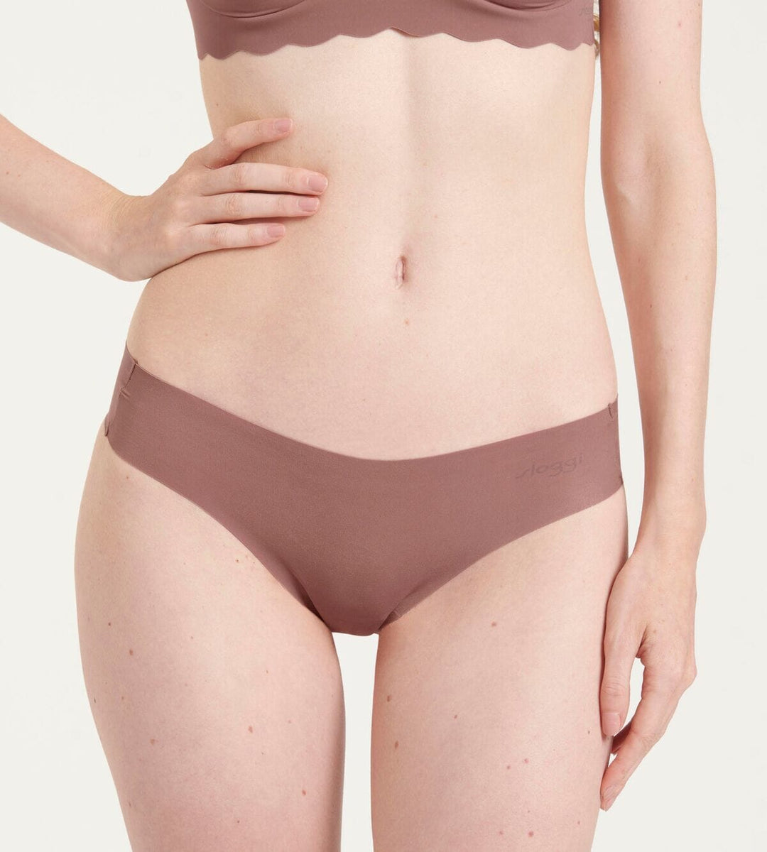 Sloggi - ZERO Microfibre 2.0 Hipstring - Oud roze String Sloggi