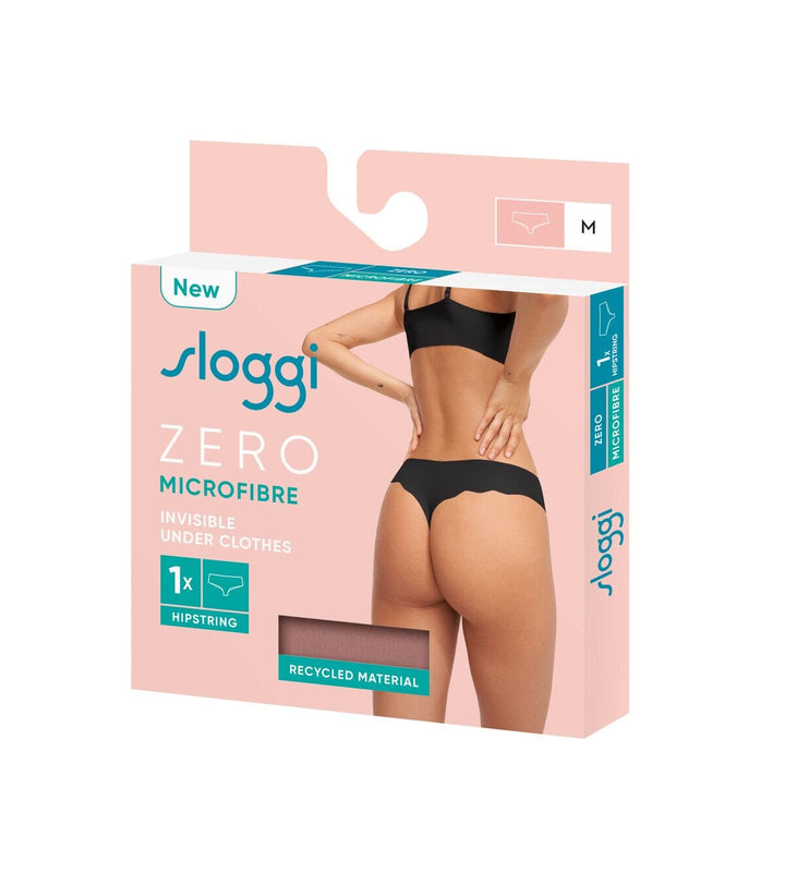Sloggi - ZERO Microfibre 2.0 Hipstring - Oud roze String Sloggi