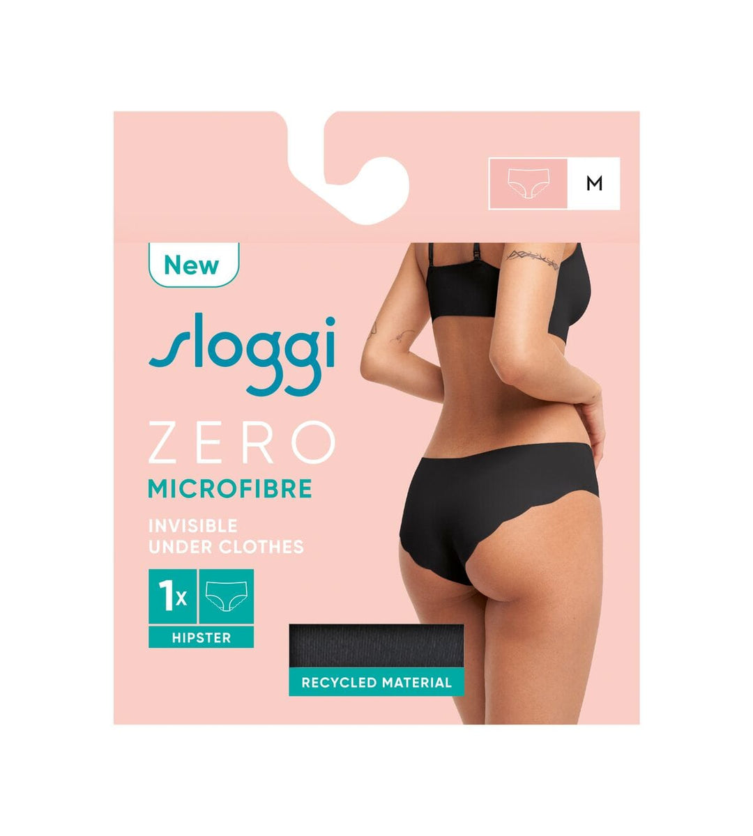 Sloggi - ZERO Microfibre 2.0 Hipster - Black Hipster Sloggi